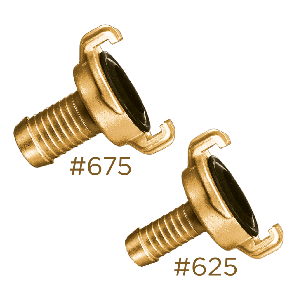 Brass Twisty Quick Hose Connection ⅝" ⋆ GardenGrow.us