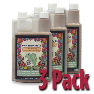 Drammatic Organic Fertilizer Quart 3-Pack