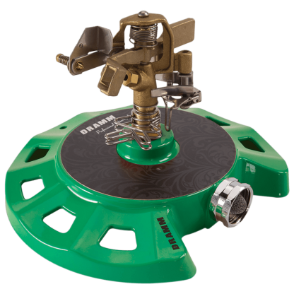 Dramm Green ColorStorm Circular Base Impulse Sprinkler 15084
