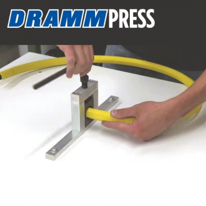 DrammPress Hose Crimper Press Working